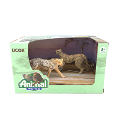 Animal World 99706 Playset 19cm - Pack x2 - Chita Flia