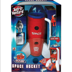 Astro Venture 63114 Playset 40cm Astronauta + Cohete Espacial con luz y sonido
