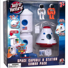 Astro Venture 63141 Playset 23cm Astronauta + Estacion + Capsula