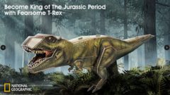 Imagen de Cubic Fun Rompe 3D 67347 National Geographic Tiranosaurio Rex 52 Pza