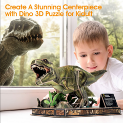 Cubic Fun Rompe 3D 67347 National Geographic Tiranosaurio Rex 52 Pza - tienda online
