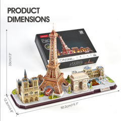 Cubic Fun Rompe 3D 67322 LED Ciudad de Paris 115 Pzas - comprar online