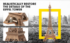 Cubic Fun Rompe 3D 67346 National Geographic Torre Eiffel 80 Piezas en internet