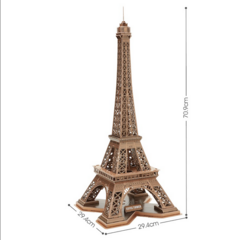 Cubic Fun Rompe 3D 67346 National Geographic Torre Eiffel 80 Piezas - comprar online