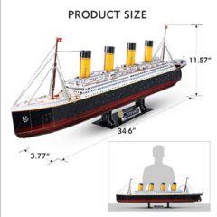 Cubic Fun Rompe 3D 67318 Barco Titanic LED 266 Piezas en internet