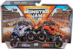 Monster JAM - Escala 1:64 Pack x2 - Lucas Stabilizer Vs Jester 58702