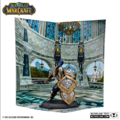 Muñeco Accion - MC Farlane 16cm World of Warcraft Humano Azul 166700