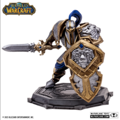 Muñeco Accion - MC Farlane 16cm World of Warcraft Humano Azul 166700 - tienda online
