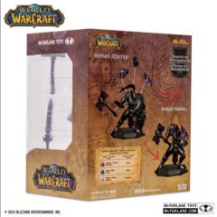Muñeco Accion - MC Farlane 16cm World of Warcraft Humano Azul 166700 - All4Toys