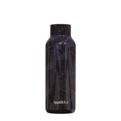 Botella Quokka 510ml Solid Acero Inox Fantasia Black Marble 1178