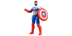 Figura muñeco Heroe 10cm. Articulado 9325 - Capitán América - comprar online