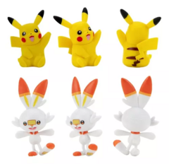 Pokemon 2469 - Battle Figure Set x6 Pikachu- Eevee- Scorbunny-Ditto-Sobble-Grookey en internet