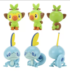 Pokemon 2469 - Battle Figure Set x6 Pikachu- Eevee- Scorbunny-Ditto-Sobble-Grookey - comprar online