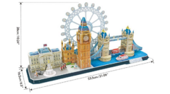 Cubic Fun - Rompecabeza 3D - 67309 Ciudad de Londres 107 Piezas - tienda online