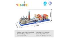 Cubic Fun - Rompecabeza 3D 67313 - Ciudad de Venecia - 126 Piezas en internet