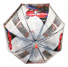 Paraguas Lluvia niños Impermeable Plastico Spiderman - All4Toys