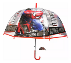 Paraguas Lluvia niños Impermeable Plastico Spiderman