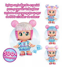 Muñeca Pinypon Pop Shine Para decorar Con Cristales 57000 - All4Toys