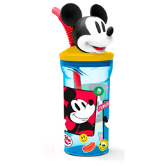 Bazar Disney 1029 Vaso c/Mickey tapa 360ml