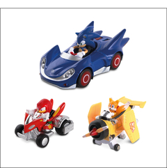Sonic 64195 64196 64197 - Auto Metal 05cm - All Start Racing Tails knuckles Sonic