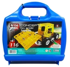 Simil Mecano - ARMAMEC Maletin Bulldozer 116 Piezas