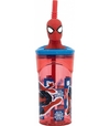 Bazar Spiderman 1033 Vaso Figura 3D 360ml