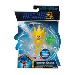 Sonic 40491 Figura Articulada 10cm S2 Super sonic knucles Tails - tienda online