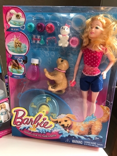 Barbie Muñeca Juguete Varios modelos Oculista Dentista Paseo Perro Mascota - tienda online