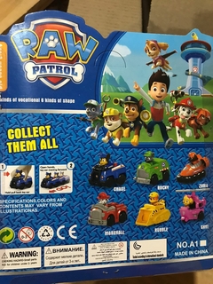 Imagen de Paw Patrol Autos 2 Personajes