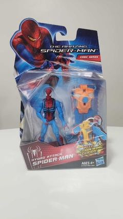 Spiderman Web Cannon Hydro Attack Muñeco Articulado 10 cm Original Hasbro - comprar online