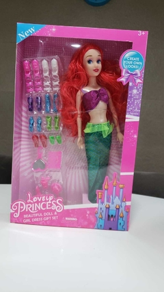Barbie Princesa 30cm Muñeca Juguete Varios Modelos Disney - tienda online