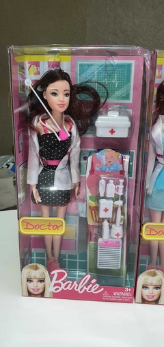 Imagen de Barbie Muñeca Juguete Varios modelos Oculista Dentista Paseo Perro Mascota