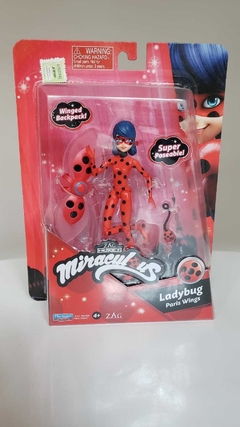 Figura Articulada Miraculous 13cm Lady Bug Cat Noir Playmates toys - All4Toys