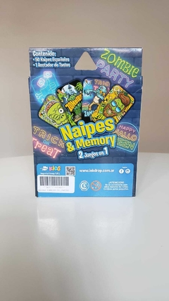 Juego Naipes & Memory 2 en 1 Zombie Juego de mesa In - tienda online