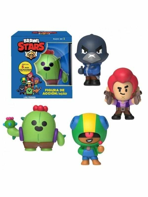 Pack X5 Muñecos Brawl Stars Mini Figura Vulcanita Original