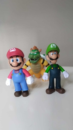 Muñeco Pop Simil Funko Coleccion Mario Bross- Luigi- Bowser - comprar online