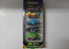 Autos Teamsterz Metal Beast Machine Surtido Pack x5 14142 - All4Toys