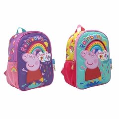 Mochila 55412 Peppa Pig Espalda 12" Arco Iris