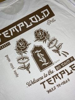 Camiseta TEMPLE (Branca) - loja online