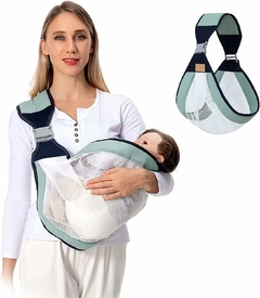 Mochila Porta Bebe hasta 20 kg Green Bazar
