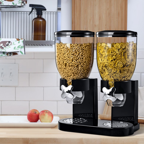 Dispenser doble de cereales