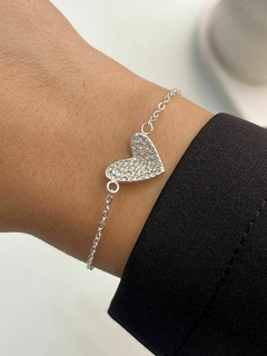 PULSERA DE ACERO BLANCO