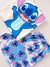 Pijama Baby Doll Manga Curta Personagens Stitch Malhado