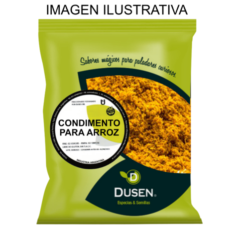 Condimento para arroz - SIN TACC - Bolsa de 1kg