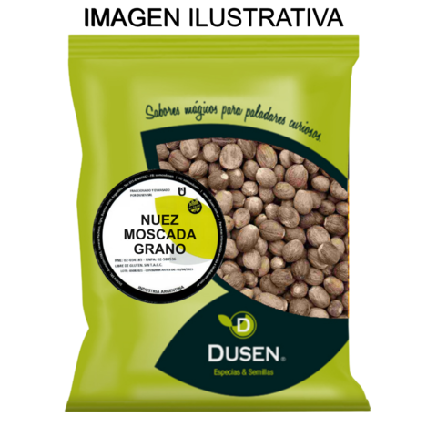 Nuez moscada grano - Sin TACC - Bolsa de 1kg