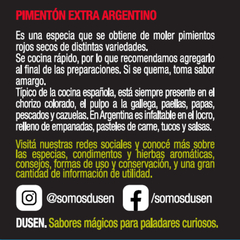 Pimentón Extra Argentino - Sin TACC - Pote de 120gr - comprar online