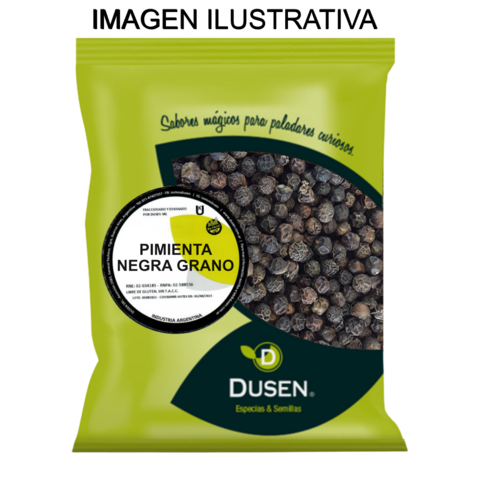 Pimienta negra grano - Sin TACC - Bolsa de 500g