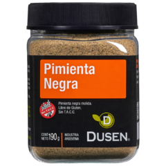 Pimienta Negra Molida - Sin TACC - Pote de 190gr