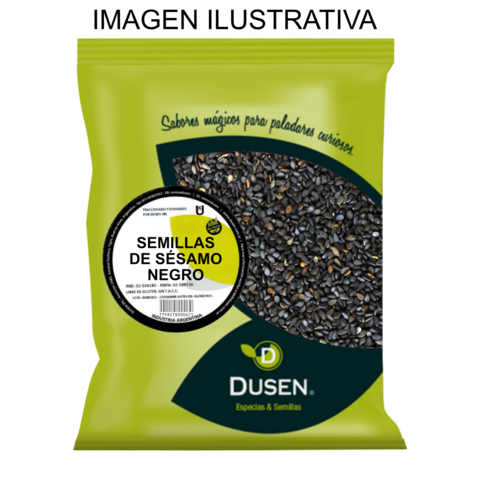 Semillas de sésamo negro - Sin TACC - Bolsa de 1kg