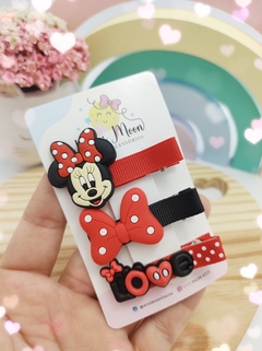 Trio-de-Hair-clips-Minnie-Mouse